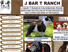 Tablet Screenshot of jbartsranch.com